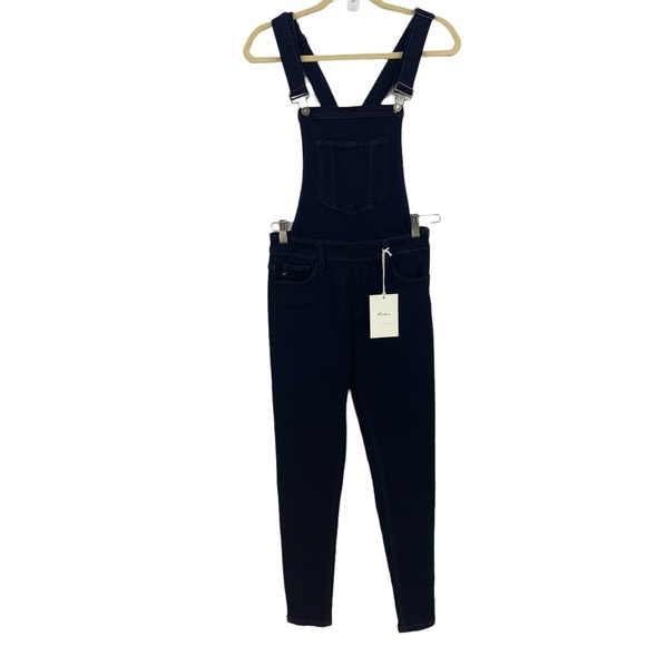 Kancan Topanga High Rise Skinny Ankle Bib Overalls Sz s - Picture 3 of 13